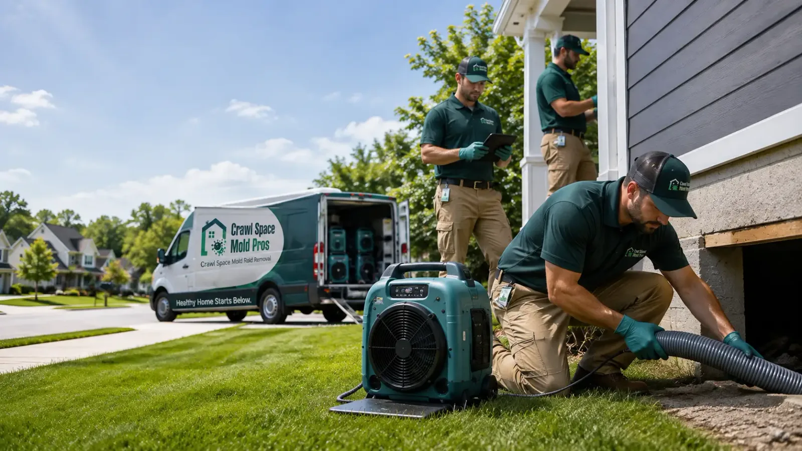 Crawl Space Mold Removal in Washburn, MO
